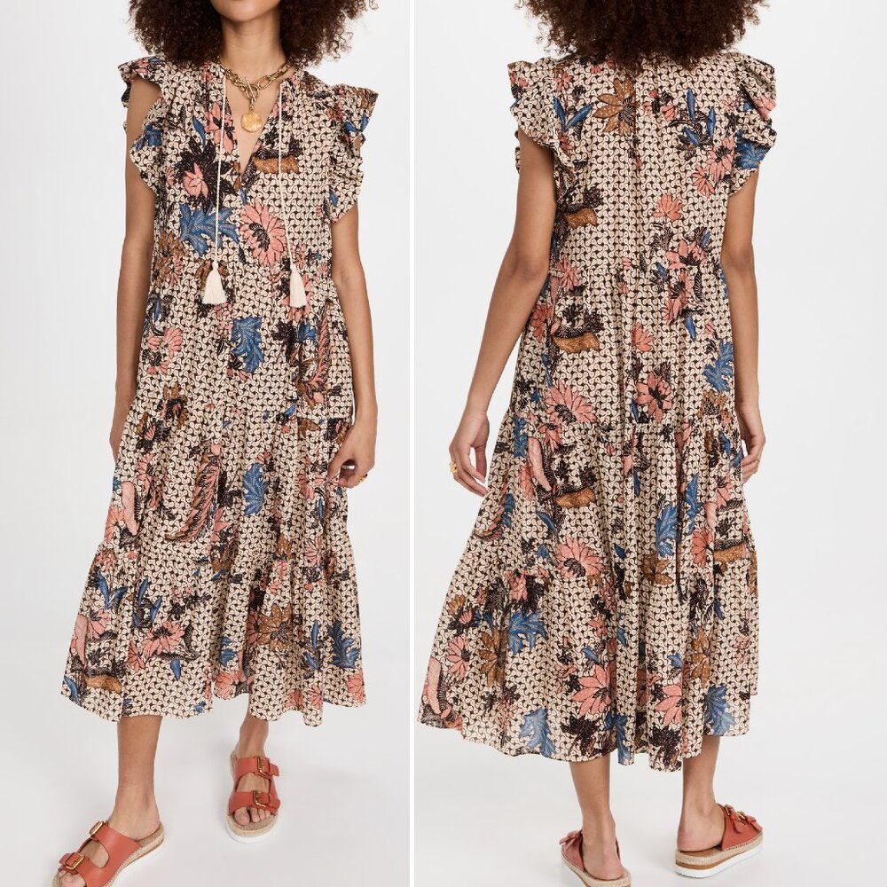 [Sold] Ulla Johnson Arinella Coverup Dress maxi dress with pockets boho